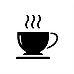 Coffee cup icon. vector illustration on white background