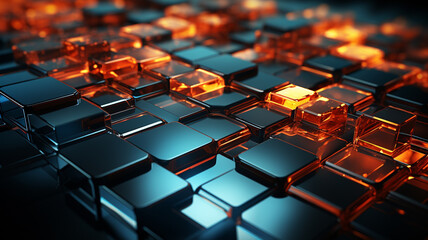 Obraz premium abstract hexagon background,