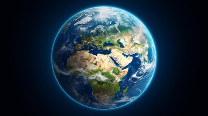 beautiful image earth in the night ,earth ball