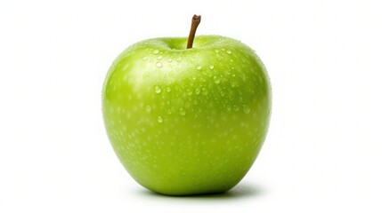 Green apple isolated on white background