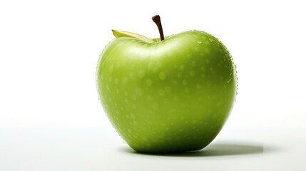 Green apple isolated on white background