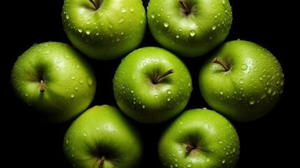 Generate a photography of granny smith apples - Powered by Adobe