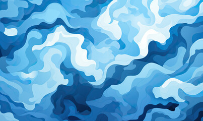 Background for design, creative camouflage background in blue tones.