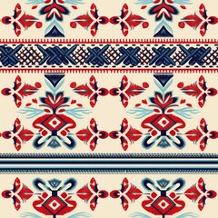 seamless pattern with a traditional folk ornament pattern
