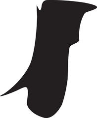 black and white shark illustration