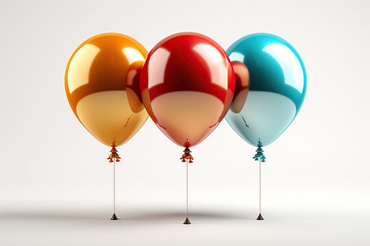 colorful balloons background,3d render of a bunch of balloons,balloons isolated on white background,colorful balloons isolated on white