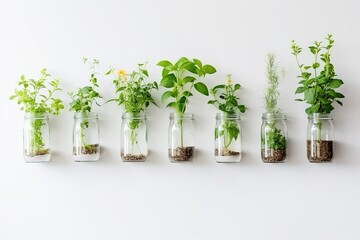 Sustainable hobby - creative greenhouse DIY idea - obrazy, fototapety, plakaty