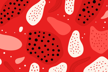 Christmas winter seamless pattern, abstract style. Good for fashion fabrics, children’s clothing, T-shirts, postcards, email header, wallpaper, banner, posters, events, covers, advertising, and more.