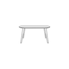 Set of Seat and Dining Table icon collection line simple furniture design, element graphic illustration template
Set of isolated icons on a theme table
desk and table icons line design set