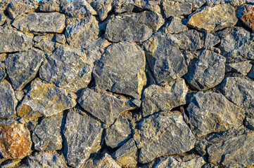 beautiful stone fence as background 2