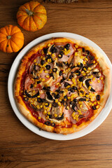 glintwein autumn menu grok pasta pumpkin halloween pizza croissant soup drink tea cheescakes meats