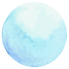 Watercolor shapes dots. Watercolors blobs. Colorful watercolor hand painted circles. Round stains