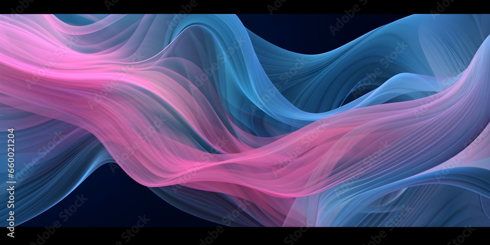 Poster 3d rendering curve silver holographic fluid liquid wallpaper. silver metal color swirl gradient mesh