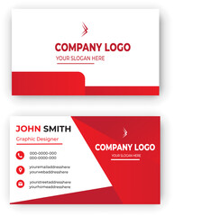 Gradient modern professional business card template design