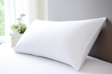 anti-allergenic pillow in a clean, bright room