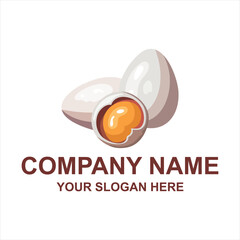 egg logo vector