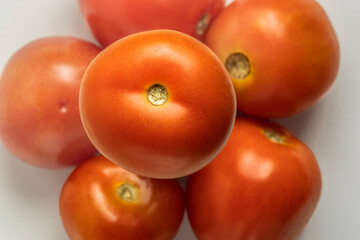 Close-up view of fresh tomatoes