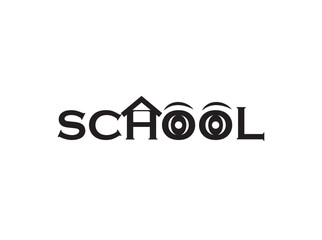 School logo isolated on white background.