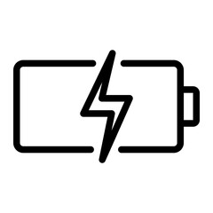 battery line icon