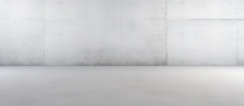 Background with white concrete flooring