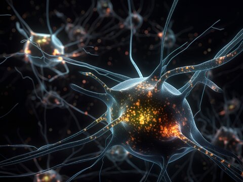 Brain Synapses Illustration
