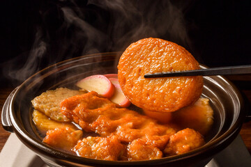 すり身の入った鍋