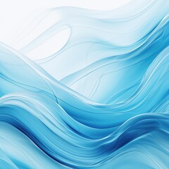 Blue background inspired by ocean waves
