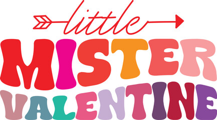 Valentine Day Retro Design