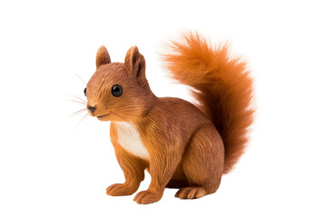 Toy Squirre on Transparent background