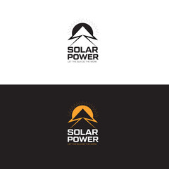 Solar Company Logo Design With Tag Line