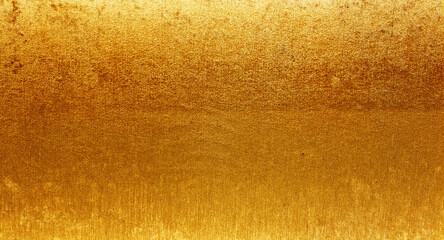 shiny gold fabric wallpaper looks like metal use as background texture for luxury, rich mood and...