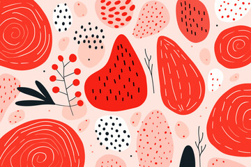 hristmas winter seamless pattern, abstract style. Good for fashion fabrics, children’s clothing, T-shirts, postcards, email header, wallpaper, banner, posters, events, covers, advertising, and more.