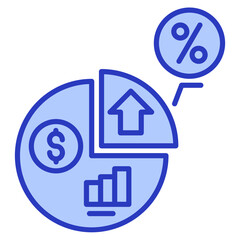 Obraz premium Profit Margin Icon