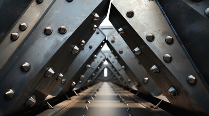 Large commercial building framed with steel studs