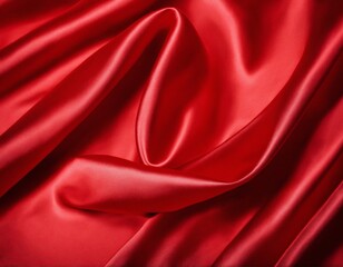 Crimson Silk Textile Scenery
