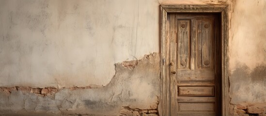 A well preserved cultural heritage an aged but distinct wooden door