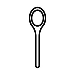 spoon icon, symbol, sign in line style