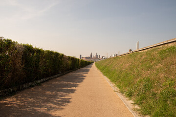 Obraz premium Blick auf die Fassaden der alten historischen Stadt Mantua