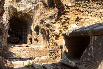 İzmir Province, Selçuk District, Dormitory Cave. cave landscape.