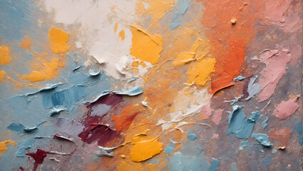 Paint texture, abstract background. Oil painting on canvas