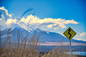 sign in the mountains