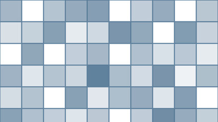 Blue abstract square mosaic background	