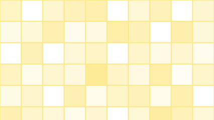 Yellow abstract square mosaic background	