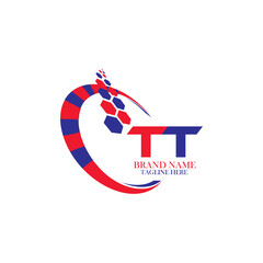 TT letter logo. TT simple and modern logo. Elegant and stylish TT logo design for your company TT letter logo vector design. backround with white