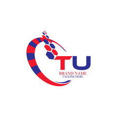 TU letter logo. TU simple and modern logo. Elegant and stylish TU logo design for your company TU letter logo vector design. backround with white