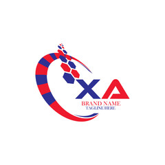 XA letter logo. XA simple and modern logo. Elegant and stylish XA logo design for your company XA letter logo vector design. backround with white