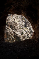 Dark Canyon ( Turkish; Karanlık Kanyon ) in Kemaliye. View of the Dark Canyon in the morning light. Turkey travel. Kemaliye, Erzincan , Turkey