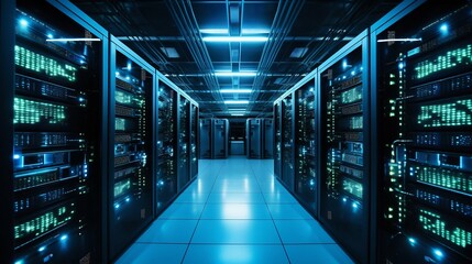 Digital Fortress: The Pulse of a Modern Data Center. Generative ai