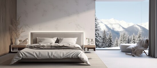 a newly designed bedroom