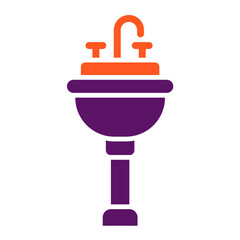 Sink Vector Icon Design Illustration